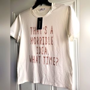 SheShow fun graphic tee Size Large